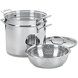 Cuisinart 77-412 Chef's Classic Stainless 4-Piece 12-Quart Pasta/Steamer Set