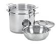 Cuisinart 77-412 Chef's Classic Stainless Steel 4-Piece 12-Quart Pasta/Steamer Set