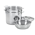 Cuisinart 77-412 Chef's Classic Stainless Steel 4-Piece 12-Quart Pasta/Steamer Set