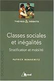 Classes sociales et inégalités : Stratification et mobilité