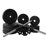 BODYRIP 20kg DUMBBELL SET WORKOUT WEIGHT GYM TRICEPS FITNESS EXERCISE STRENGTH [DY-VD-018]