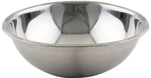 Browne Foodservice S781 Stainless Steel Mixing Bowl, 19-Inch, Silver