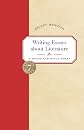 Writing Essays About Literature: A Guide and Style Sheet