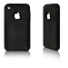 PULSARplus Silikon H&uuml;lle f&uuml;r iPhone 3G / 3G S / 3GS Circle-Design Tasche in schwarz