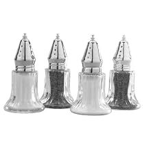 Towle Salt and Pepper Shakers, Set of 4