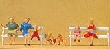 Preiser 10051 Women and Children On Park Benches