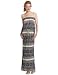 D.E.P.T. Women's Ethnic Jersey Maxi Dress, Feather, Small