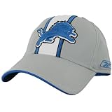 DETROIT LIONS NFL Baseball Authentic Unisex Team Logo Structured Flex Fit Cap Hat Beige