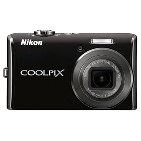 Nikon Coolpix S620 12.2MP Digital Camera with 4x Optical Vibration Reduction (VR) Zoom and 2.7 inch LCD (Jet Black)