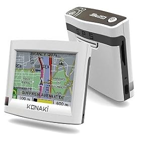 Konaki KO-GPS1 GPS with 3.5-Inch TFT Touch Screen & A/V player
