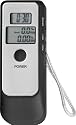 LUXUS ALKOHOLTESTER IN ANSPRECHENDEM DESIGN, SCHNELLE MESSBEREITSCHAFT, 2 DIGITALE LCD-DISPLAYS, ANZEIGE IN PROMILLE + BLUTALKOHOL, WARNSIGNAL, NEU + OVP