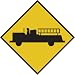 Art4Kids Fire Station Ahead Mounted Art Print -18'x18'