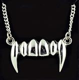 Vampire Fang Necklace Gothic Bite Me Dark Shadow Blood