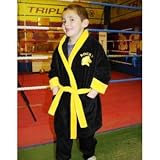 Groovy Uk Rocky Kids Bathrobe Ages 7 - 8 Years