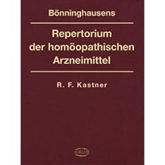 B�nninghausens Repertorium der hom�opathischen Arzneimittel