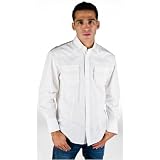 J Campbell Western L S Button Up Shirt - Ivory by J Campbell