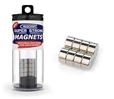 Magcraft NSN0641 1/2-Inch by 1/4-Inch Rare Earth Disc Magnets, 8-Count