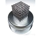 NeoCube - Cube magique compos&eacute; de 216 billes magn&eacute;tiques en n&eacute;odyme - Coffret cadeau en m&eacute;tal