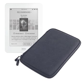 DURAGADGET Housse étui en EVA rigide noir résistant à l'eau pour lecteur de livre électronique Kobo TOUCH - Garantie 5 ans DURAGADGET Housse étui en EVA rigide noir résistant à l'eau pour lecteur de livre électronique Kobo TOUCH - Garantie 5 ans