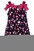 Bonnie Jean Navy Blue Pink Polka Dot Dress-5