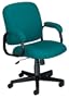 OFM 660 GRADE A-802-TEAL Executive Task Chair - Low-Back, Standard fabric - Teal
