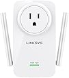 Linksys AC1200 Amplify Dual Band High-Power Wi-Fi Range Extender with Intelligent Spot Finder Technology and AC Pass Thru (RE6700)