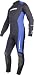 5mm Men's Full Wetsuit Scuba Wet Suit - Size L, Black/Blue