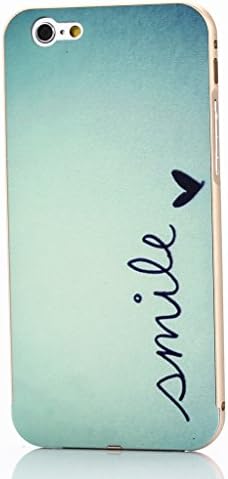 For iphone 6 Case ,Flysunstore [SMILE Series] NEW Style [Aluminum Metal Frame] Dual Hybrid Layer Protective Skin Cover Slim Shell Fit for Apple iphone 6 (4.7 inch)