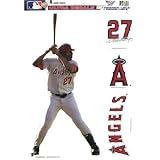 LOS ANGELES ANGELS VLAD GUERRERO REMOVABLE CAR TRUCK WINDOW WALL DECAL SET (4)