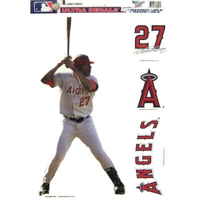 LOS ANGELES ANGELS VLAD GUERRERO REMOVABLE CAR TRUCK WINDOW WALL DECAL SET (4)
