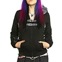 Poizen Industries Rebel Leopard Print Hoodie (Black)