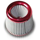 High Performance Replacement Air Intake Filter Superflow Red