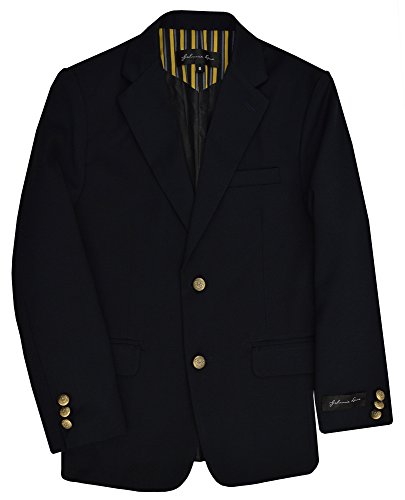 Dress Up Boys' Navy Blazer Jacket #JL30 (12, Navy Blue)
