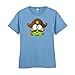 Cut the Rope: Pirate Om Nom T-Shirt - Baby Blue