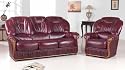 100% leather Three Piece Suite 3 1 1 Full Suite available in brown / beige or burgundy