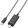 ELECOM USB�f�[�^�]���P�[�u��(�u���b�N) UC-LC01BK