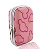 Shadow Pink Pattern Hard Shockproof Camera Case for Nikon Coolpix L26 Digital Camera