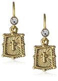 The Vatican Library Collection® Delicate Inspirations Cross Shield Earrings