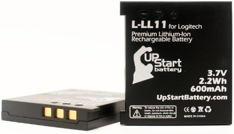 2X Pack - L-LL11 Battery for Logitech G7, MX Revolution, MX Air Mouse (600mAh, 3.7V, Lithium-Ion)