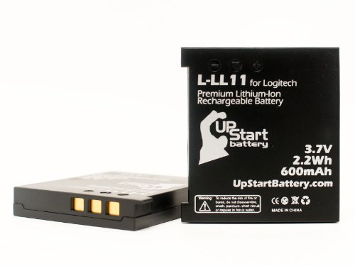 2X Pack - L-LL11 Battery for Logitech G7, MX Revolution, MX Air Mouse (600mAh, 3.7V, Lithium-Ion)