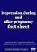 Depression during and after pregnancy fact sheet