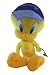 Search : 18in Tweety Bird Plush w/ Blue Baseball Cap - Soft Plush Doll