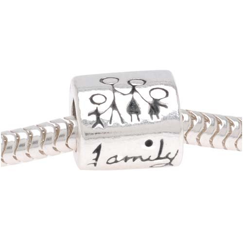 Family Bead - .925 Sterling Silver, Fully Compatible 