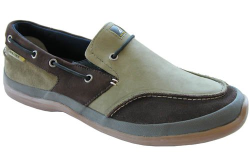 $85 Nautica Bluto Olive Brown Boat Sail Shoes Loafers