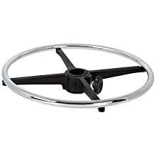 Milagon U05S Chrome Plated Footring with Separate Clamp and Plastic Bushing, 18" Diameter