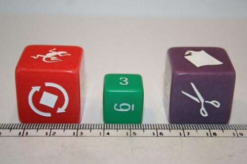 Rock Paper Scissors Lizard Spock Dice Set