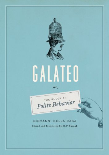 galateo or the rules of polite behavior