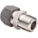Parker CPI FBZ-SS Series 316 Stainless Steel Compression Tube Fitting, Adapter, Tube OD x NPT Male