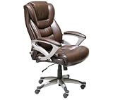Serta Executive High-Back Chair, Brown