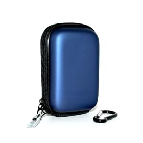 Blue Waterproof Anti-Shock Double Protection Tough Hard Case for PANASONIC LUMIX DMC-TZ30 TZ25 TZ20 TZ18 TZ10,TZ8,TZ7,SZ7 SZ1, Canon POWERSHOT A3400 A3200 A810,SX260 SX240,SX220 SX210,KODAK C-series,,Samsung WB650 WB700 WB750,,Fuji FinePix F & A Series,SONY CYBER-SHOT HX9v, W series,Olympus FE & u series Cameras.